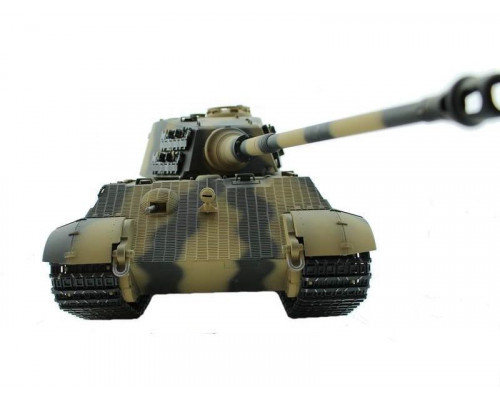 Р/У танк Torro King Tiger (башня Henschel) 1/16 2.4G, ВВ-пушка, деревянная коробка