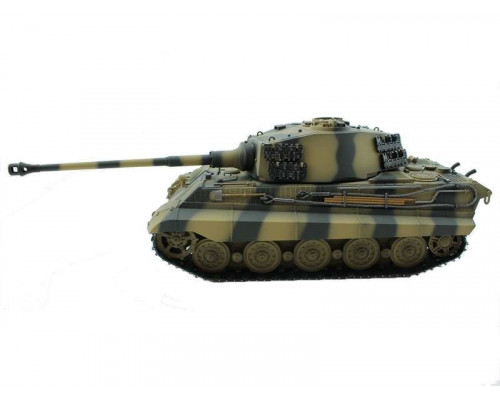 Р/У танк Torro King Tiger (башня Henschel) 1/16 2.4G, ВВ-пушка, деревянная коробка