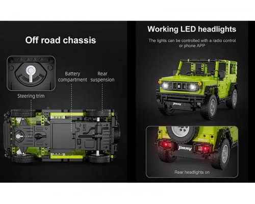 Радиоуправляемый конструктор CADA автомобиль SUZUKI JIMNY 1/12 (579 деталей)