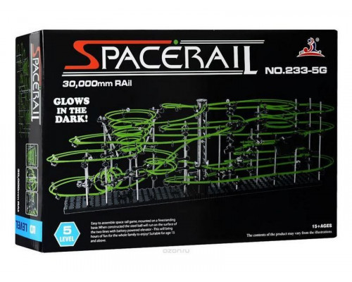 Конструктор динамический Spacerail 233-5G, 30м (Level 5), светящиеся рельсы