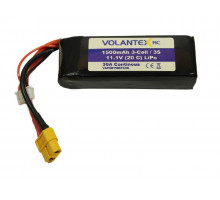 Аккумулятор Li-Po 1500mAh, 11,1V XT60 для самолета Volantex RC Trainstar Epoch