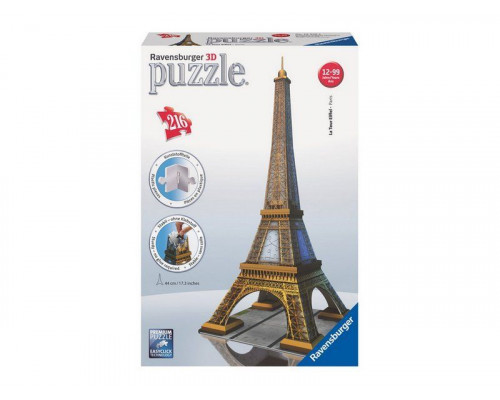 3D Пазл Ravensburger Эйфелева башня, 216 эл.