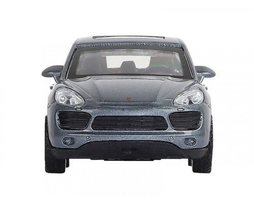 Машина АВТОПАНОРАМА Porsche Cayenne S, серый перламутр, 1/43, инерция, в/к 17,5*12,5*6,5 см