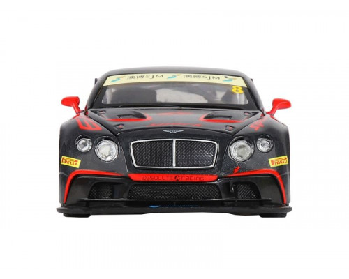 Машина АВТОПАНОРАМА Bentley Continental GT3, черный, 1/32, в/к 17,5*13,5*9 см