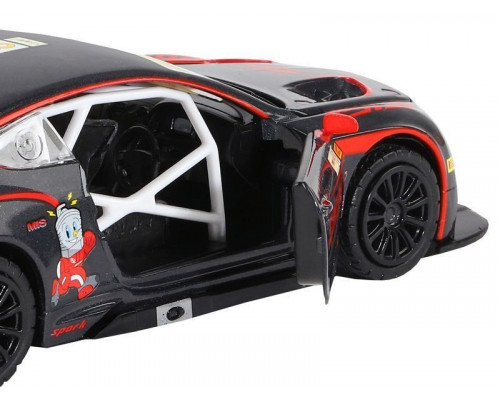 Машина АВТОПАНОРАМА Bentley Continental GT3, черный, 1/32, в/к 17,5*13,5*9 см