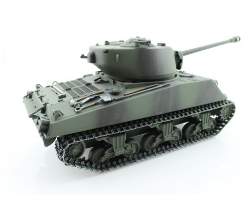 Р/У танк Torro Sherman M4A3 76mm, 1/16 2.4G, ИК-пушка, деревянная коробка