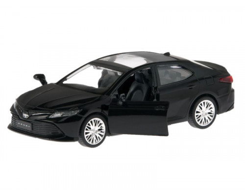 Машина АВТОПАНОРАМА Toyota Camry, черный, 1/43, откр. двери, инерция, в/к 17,5*12,5*6,5 см