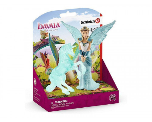 Фигурка Schleich Эльфийка Айела и ледяная статуя единорога, MOVIE