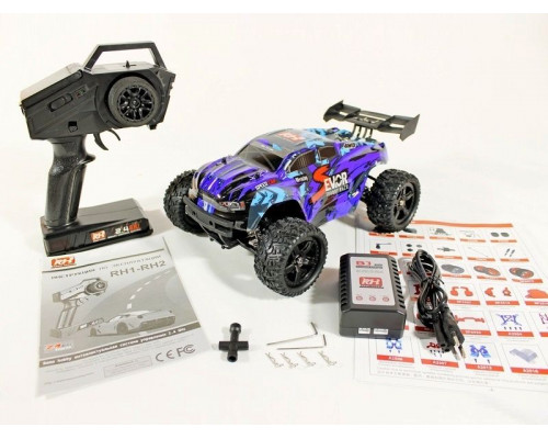 Радиоуправляемая трагги Remo Hobby S EVO-R (синий) 4WD 2.4G 1/16 RTR