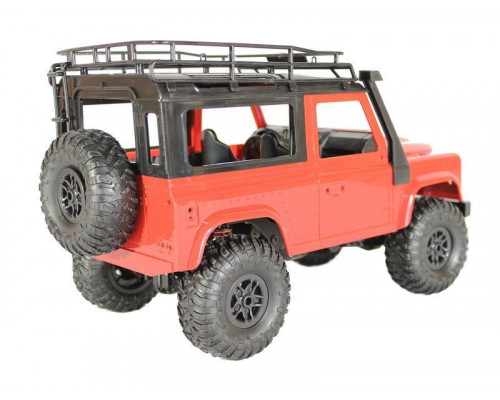 Радиоуправляемая машина MN MODEL английский внедорожник Defender (красный) 4WD 2.4G 1/12 RTR