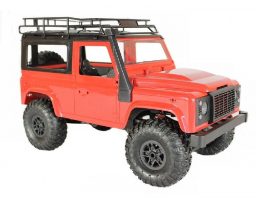 Радиоуправляемая машина MN MODEL английский внедорожник Defender (красный) 4WD 2.4G 1/12 RTR