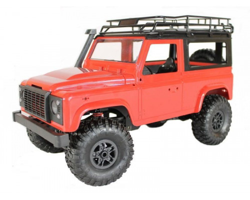 Радиоуправляемая машина MN MODEL английский внедорожник Defender (красный) 4WD 2.4G 1/12 RTR