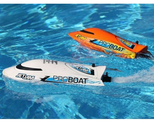 Радиоуправляемый катер ProBoat Jet Jam 12 Pool Racer (белый) RTR