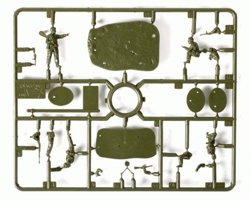 Сборные солдатики ZVEZDA Советские парашютисты 1941-43гг, 1/72