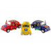 Машина Kinsmart 1967 Volkswagen Classical Beetle with printing инерция (1/12шт.) 1:32 б/к