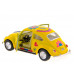 Машина Kinsmart 1967 Volkswagen Classical Beetle with printing инерция (1/12шт.) 1:32 б/к