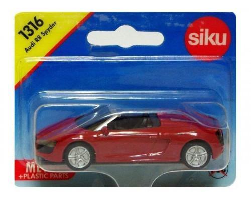 Машинка Siku 1316 Audi R8 Spyder кабриолет 1/55