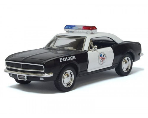 Машина Kinsmart 1:40 Chevrolet Camaro Police инерция (1/12шт.) б/к