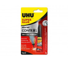 КЛЕЙ УНИВЕРСАЛЬНЫЙ UHU SUPER GLUE CONTROL 3Г БЛИСТЕР