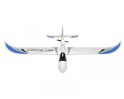 Радиоуправляемый планер Top RC SKY SURFER синий 1400мм KIT