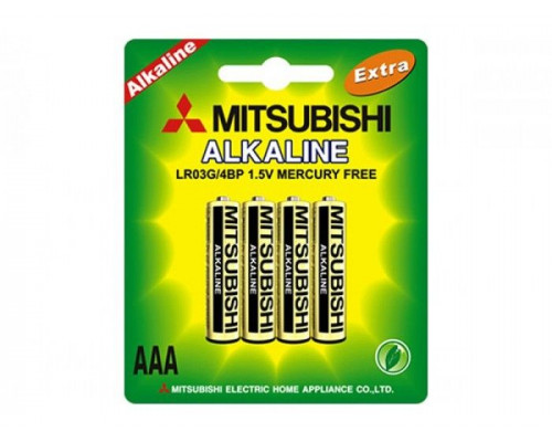 Батарейка Mitsubishi AAA LR03G Alkaline (1шт)