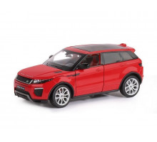 Машина "АВТОПАНОРАМА" Land Rover Range Rover Evoque, красный, 1/24, в/к 24,5*12,5*10,5 см