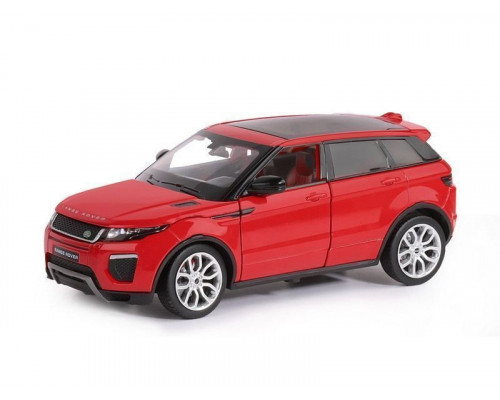 Машина АВТОПАНОРАМА Land Rover Range Rover Evoque, красный, 1/24, в/к 24,5*12,5*10,5 см