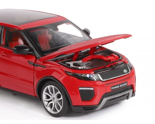 Машина АВТОПАНОРАМА Land Rover Range Rover Evoque, красный, 1/24, в/к 24,5*12,5*10,5 см