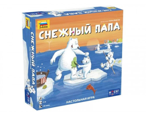 Настольная игра ZVEZDA Снежный папа, детская