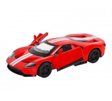 Машина "АВТОПАНОРАМА" Ford GT, красный, 1/42, инерция, откр. двери, в/к 17,5*12,5*6,5 см