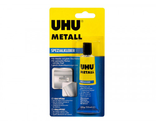 Клей контактный для металлов UHU Metall, 30 г, блистер