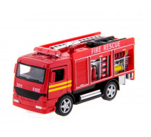 Машина Kinsmart Пожарная машина Rescue Fire Engine инерция (1/12шт.) б/к