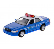 Машина Kinsmart "Ford Crown Victoria" (police) инерция (1/12шт) 1:42 б/к