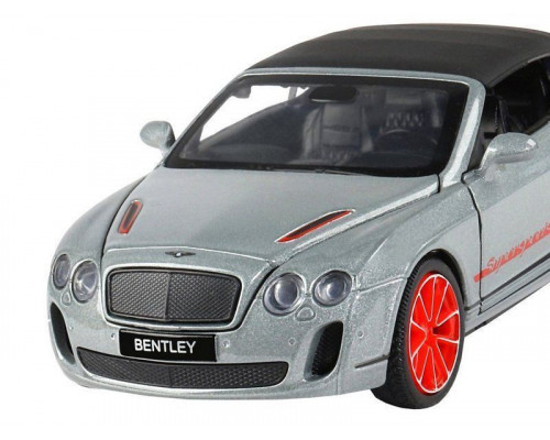 Машина АВТОПАНОРАМА Bentley Continental Supersports ISR, серебряный, 1/32, в/к 17,5*13,5*9 см