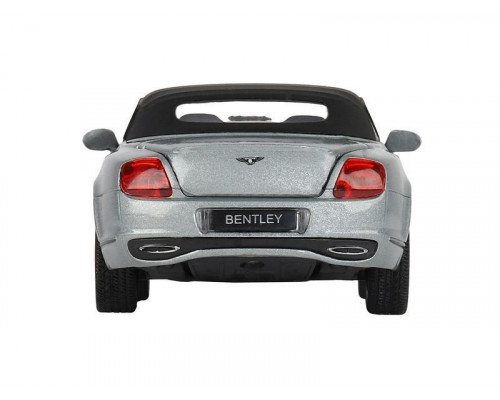 Машина АВТОПАНОРАМА Bentley Continental Supersports ISR, серебряный, 1/32, в/к 17,5*13,5*9 см