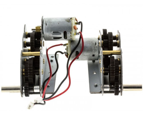 Редуктор левый и правый для танка Tiger (металл)  с подшипниками и Моторами