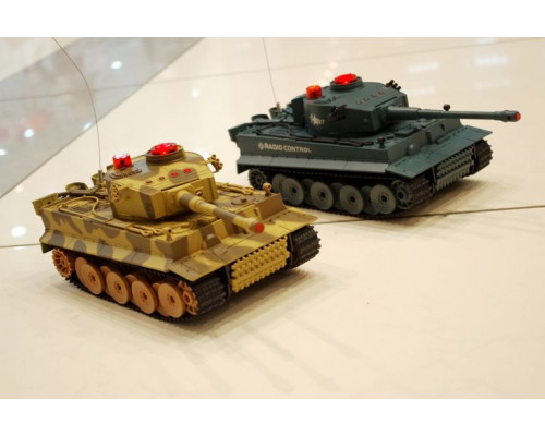 Р/У танк Huan Qi Tiger 1:24 для танкового боя, 2.4G RTR + акб и ЗУ