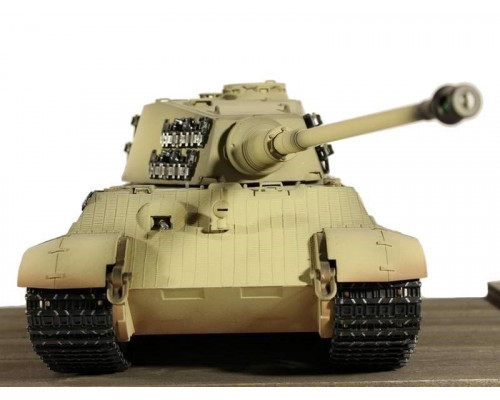 Р/У танк Torro King Tiger (башня Henschel) 1/16 2.4G, ИК-пушка, деревянная коробка