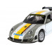 Машина АВТОПАНОРАМА Porsche 911 GT3 RSR, серебряный, 1/32, свет, звук, инерция, в/к 17,5*13,5*9см