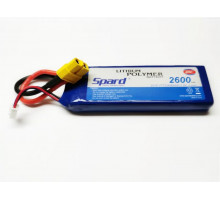 Аккумулятор Li-Po Spard 2600mAh, 7,4V, 25C, XT60