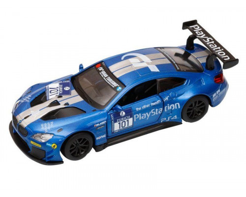 Машина АВТОПАНОРАМА BMW M6, синий, 1/44, инерция, в/к 17,5*12,5*6,5 см