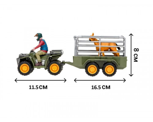 Набор фигурок MASAI MARA ММ205-020 серии На ферме: Перевозка животных 3 пр.