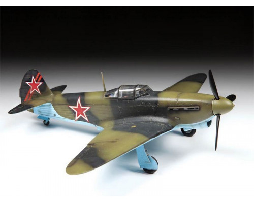 Сборная модель ZVEZDA Советский истребитель Як-1б, 1/48