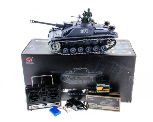 Р/У танк Heng Long 1/16 Sturmgeschutz III (Германия) 2.4G RTR