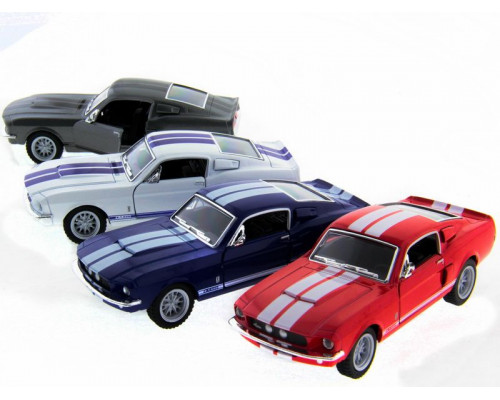 Машина Kinsmart 1:38 Shelby GT-500 1967 в асс. инерция (1/12шт.) б/к