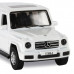 Машина АВТОПАНОРАМА Mercedes-Benz G350d, белый, 1/42, инерция, в/к 17,5*12,5*6,5 см