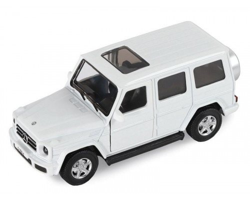 Машина АВТОПАНОРАМА Mercedes-Benz G350d, белый, 1/42, инерция, в/к 17,5*12,5*6,5 см