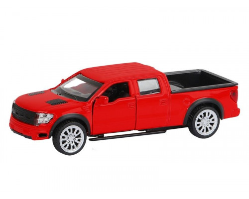 Машина АВТОПАНОРАМА Ford F-150 SVT Raptor-2, красный, 1/52, инерция, в/к 17,5*12,5*6,5 см