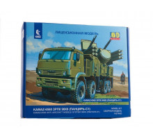 Сборная модель AVD КАМАЗ-6560 ЗРПК 96К6 (Панцирь-С1), 1/43