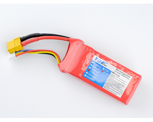 Аккумулятор Li-Po 1300mAh, 11,1V самолета Top RC 400 Class Cessna 182